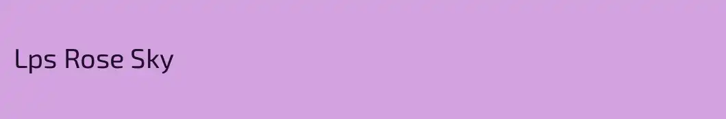 Lps Rose Sky